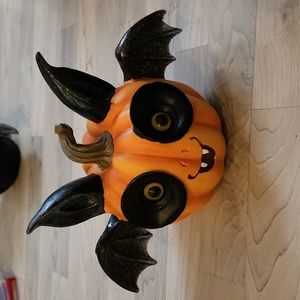 Halloween Bat Pumpkin Goth